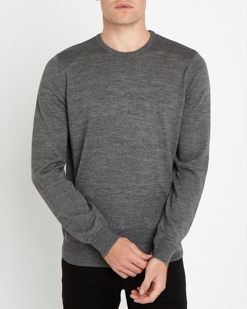Merino Blend Crew Neck Jumper