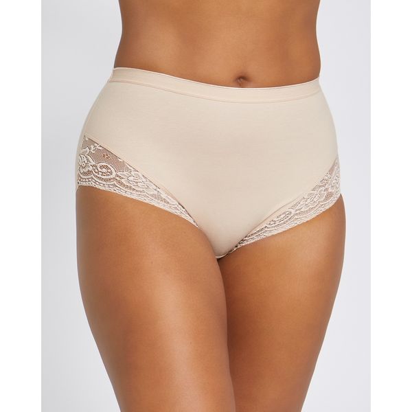 High Rise Lace Brief