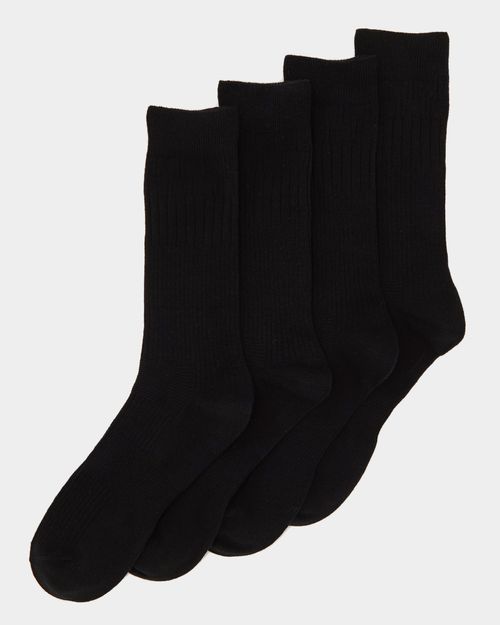 Comfort Top Socks - Pack Of 4