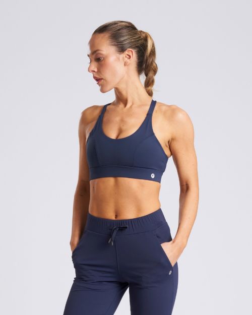 Powercut Ultimate Medium Impact Sports Bra In Navy