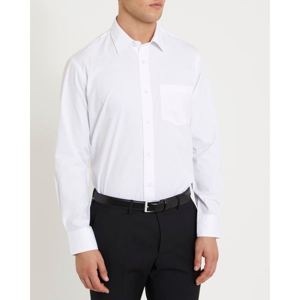 Regular Fit Long-Sleeved Non-Iron Shirt