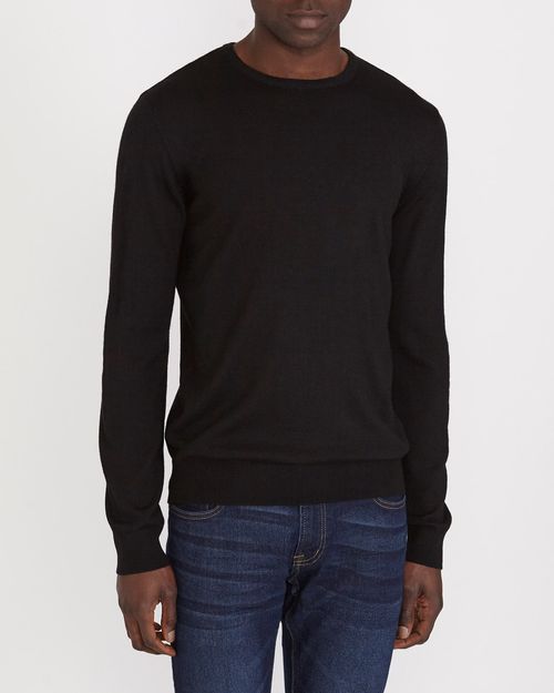Merino Blend Crew Neck Jumper
