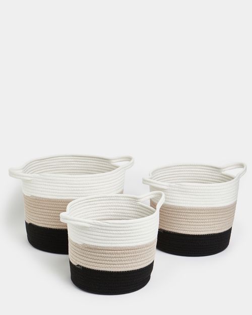Rope Handle Baskets