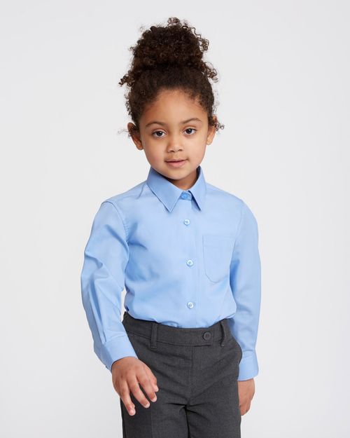 Non-Iron Long-Sleeved Blouses - Pack Of 3