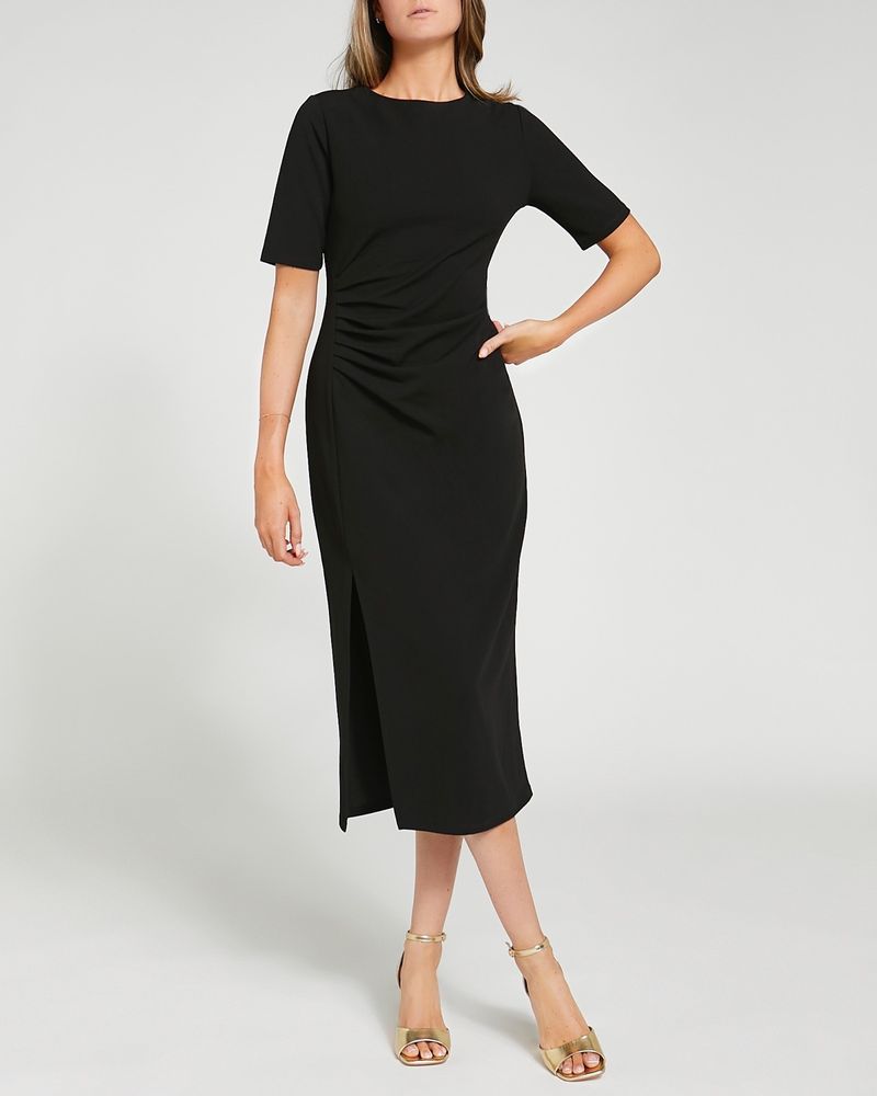 Ruched Side Dress Dunnes Stores