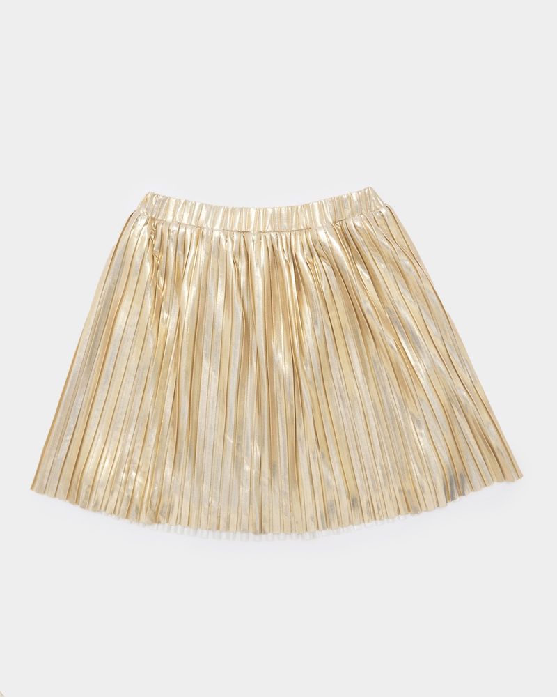 Foil Pleated Skirt 2 13 Years Dunnes Stores