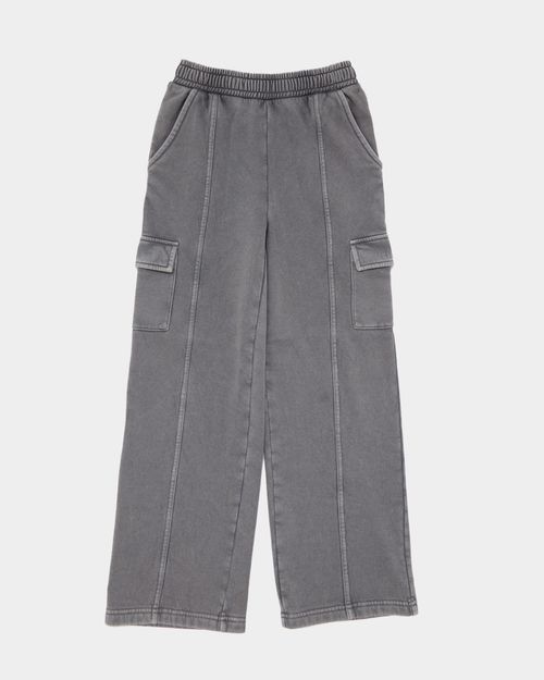 Garment Dye Wide Leg Joggers (2-14 Years)