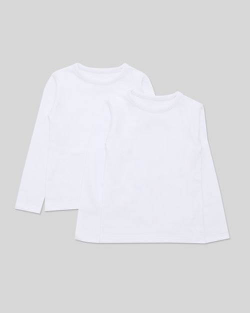 Boys Thermal Long-Sleeved Tops - Pack Of 2 (2-14 Years)