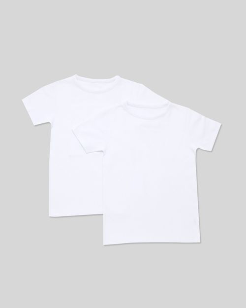 Boys Thermal Short-Sleeved T-Shirt - Pack Of 2 - (2-14 Years)