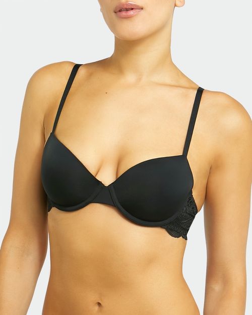 2Pk Lace Wing Underwired T-Shirt Bra