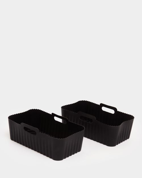 Air fryer Rectangular Tray - Pack of 2