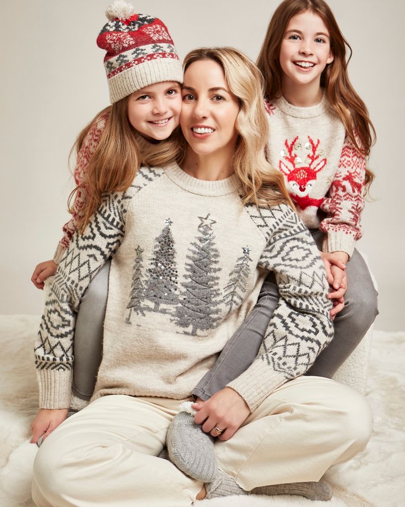Christmas Tree Family Jumper Dunnes Stores