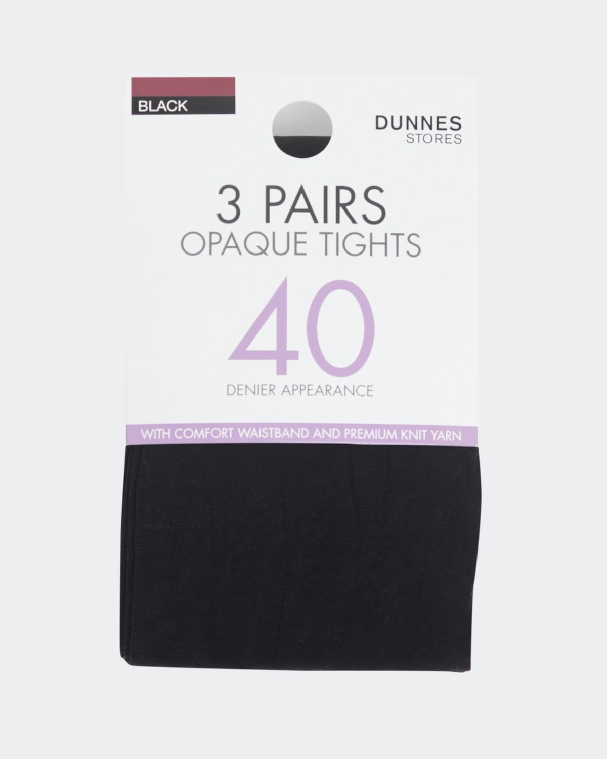 40 Denier Opaque Tights Pack Of 3 Dunnes Stores