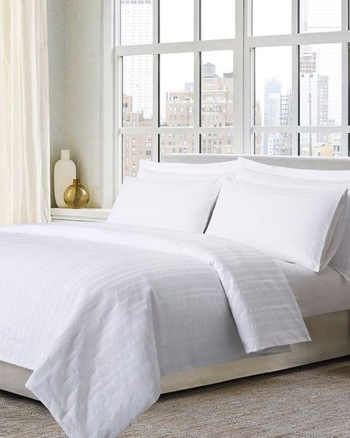 Paul Costelloe Living Textured Waffle Duvet Set