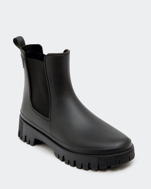 Elastic Ankle Wellington Boot