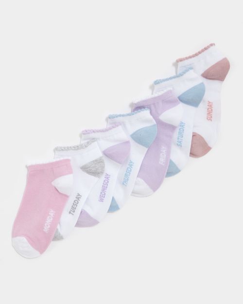 Cotton Rich Trainer Socks - Pack Of 7