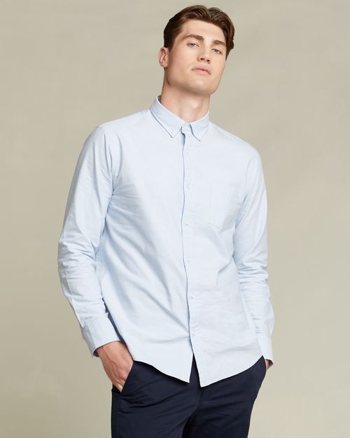 Regular Fit Long-Sleeved Oxford Shirt