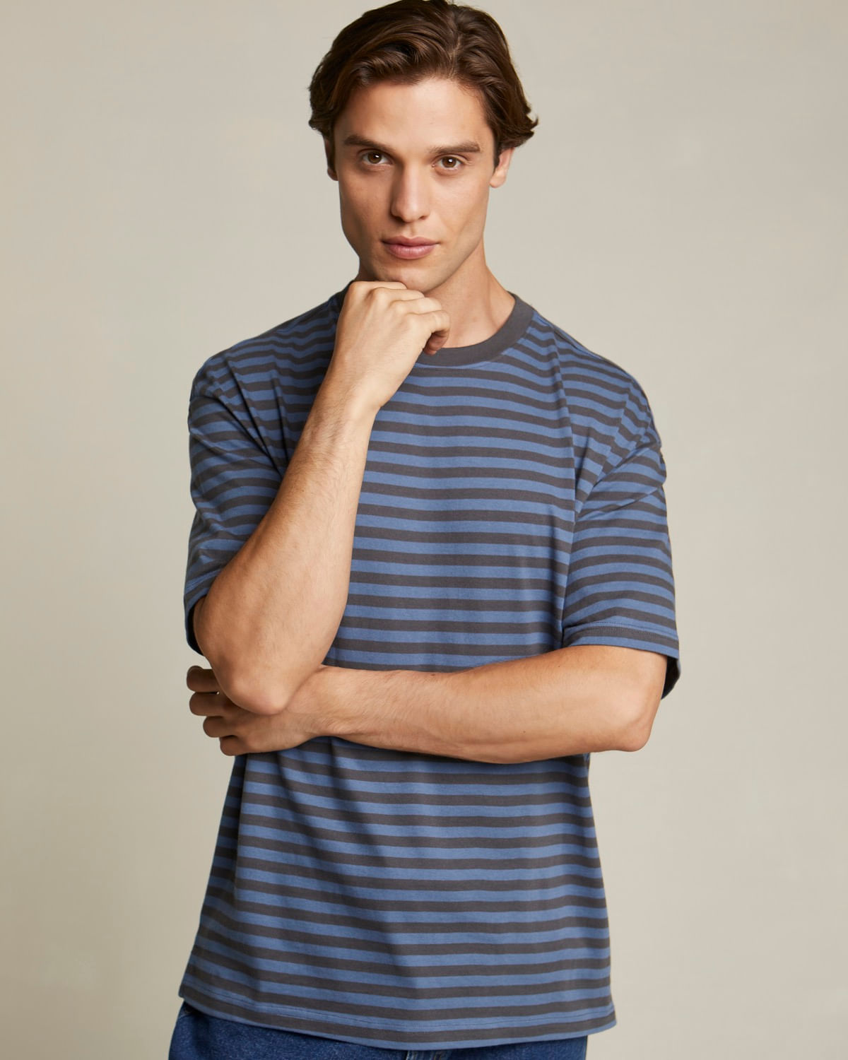 RelaxedFitStripedCottonT-Shirt