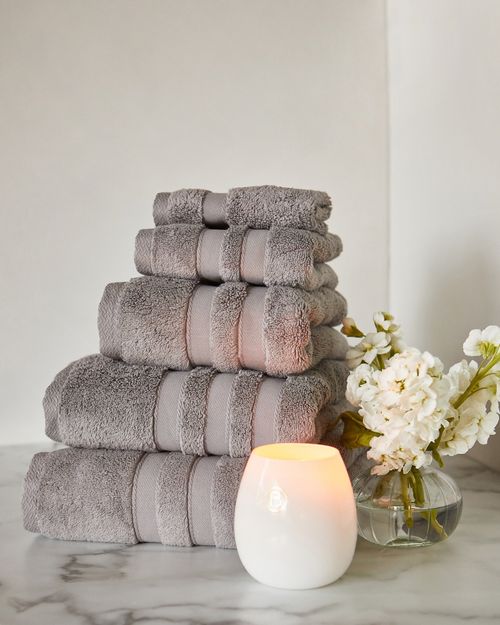 Francis Brennan the Collection Grey Rope Towel