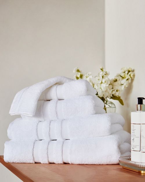 Francis Brennan the Collection White Rope Towel
