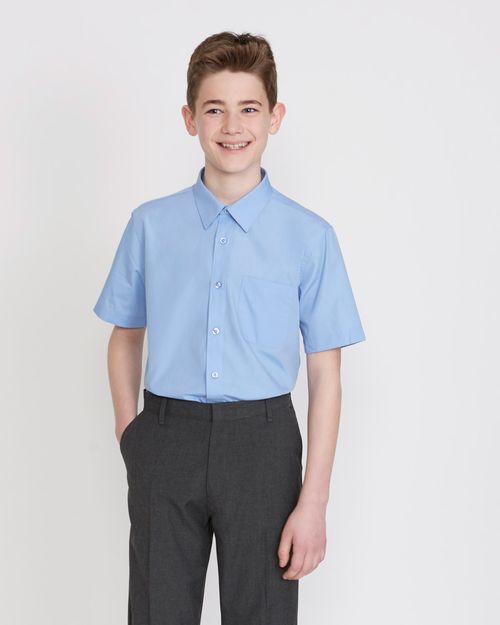 Easy Care Short-Sleeved Shirts - Pack Of 3 (4-16 Years)