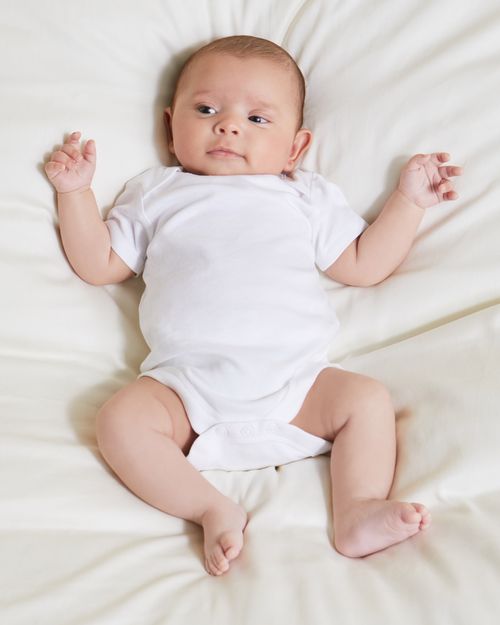 Short-Sleeved Baby Bodysuits - Pack Of 5 (Newborn-3 years)