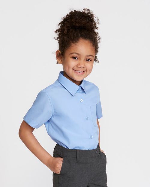 Non-Iron Short-Sleeved Blouses - Pack Of 3