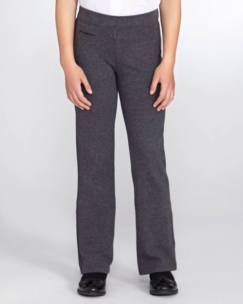 Girls Cotton Rich Knitted Trousers