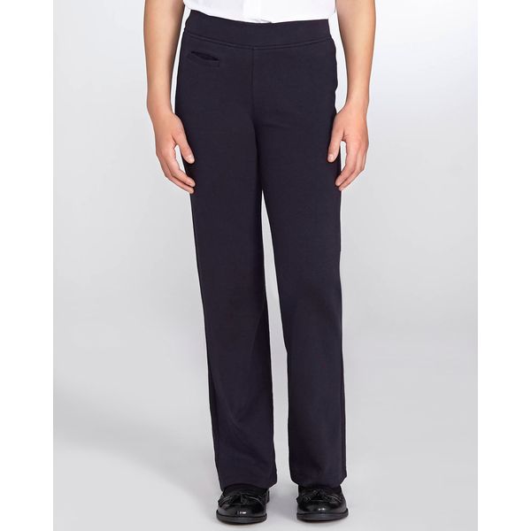 Girls Cotton Rich Knitted Trousers