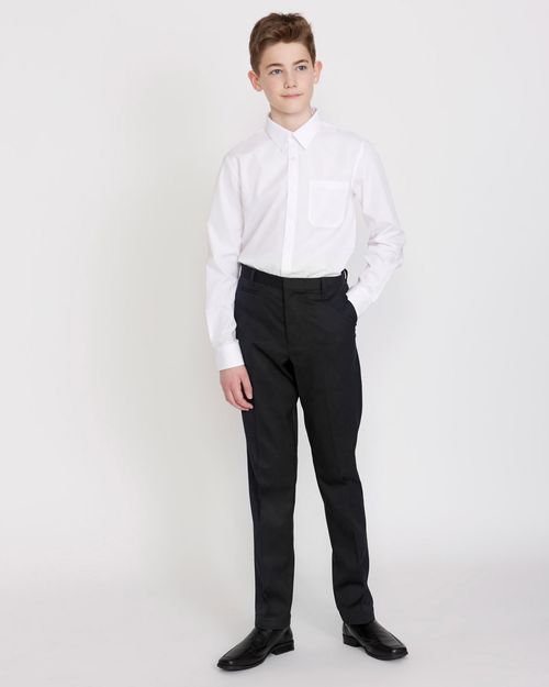 Boys Stretch Slim Leg Trousers (3-17 Years)