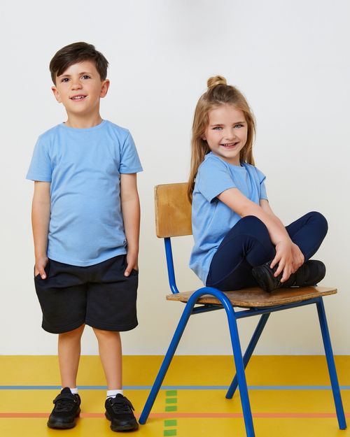 Crew Neck T-Shirts - Pack Of 2 (3-15 Years)