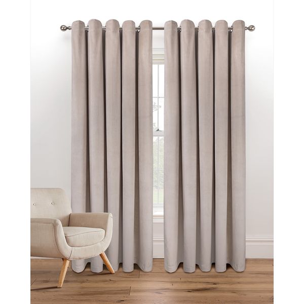 Mink Sapphire Curtains