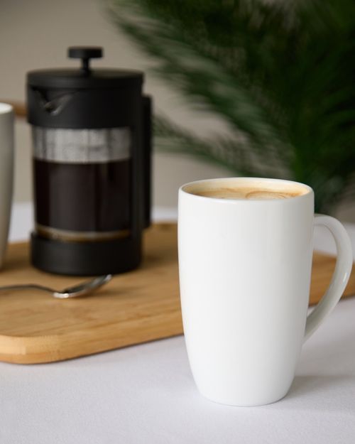 Simply White Latte Mug