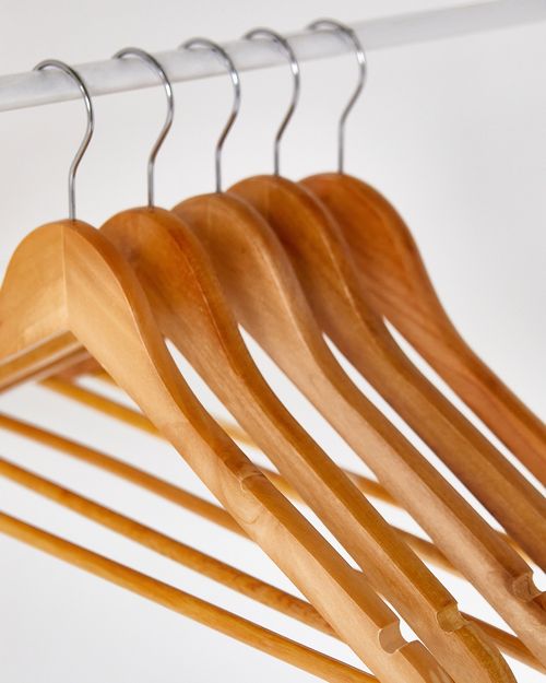 Wooden Hangers - Pack Of 5