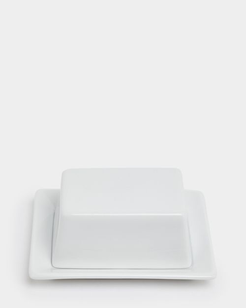 Simply White Butter Dish
