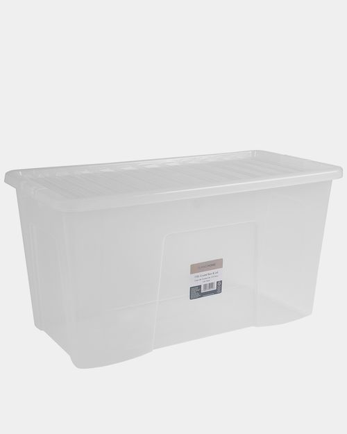 Clear Storage Box With Lid