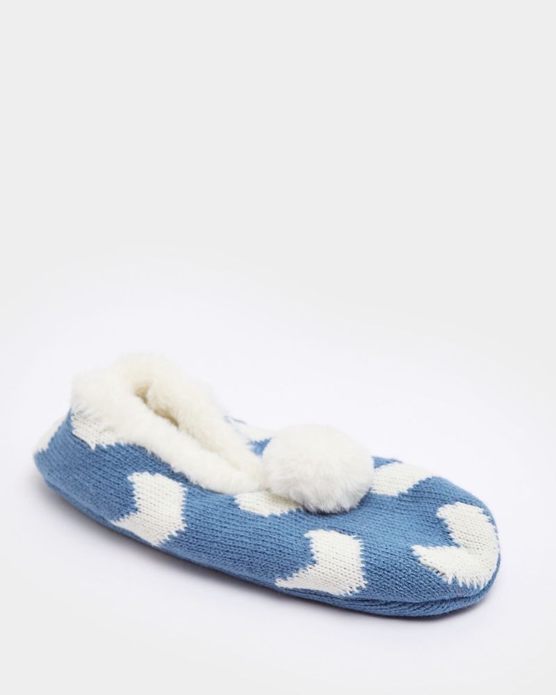 Knitted Slipper Socks Dunnes Stores