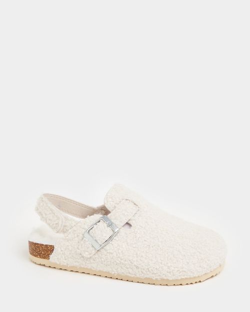 Cork Footbed Mule Slippers (Size 8-5)