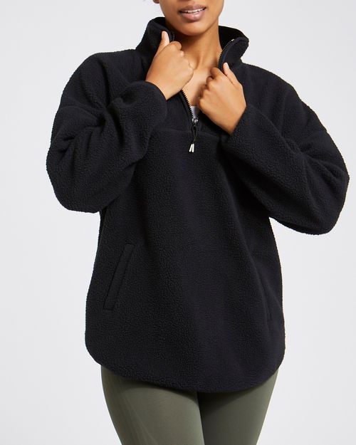 Longline Half Zip Fleece