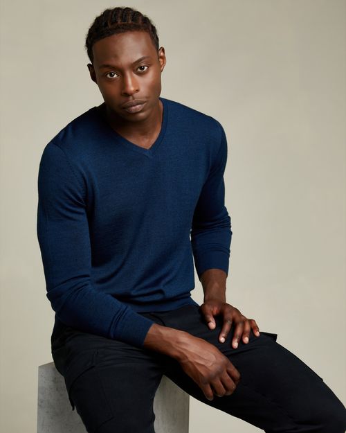 Merino Blend V-Neck Jumper