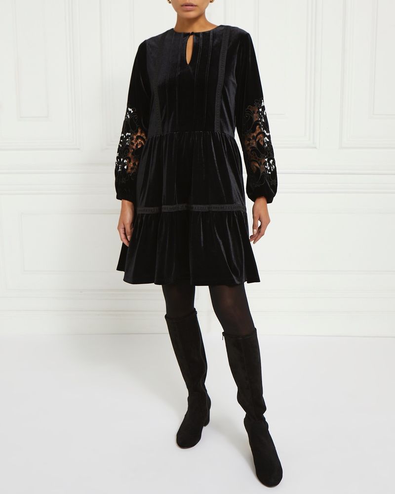 Gallery Velvet Tunic Dress Dunnes Stores