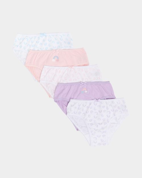 Girls Briefs - Pack Of 5 (2-14 years)