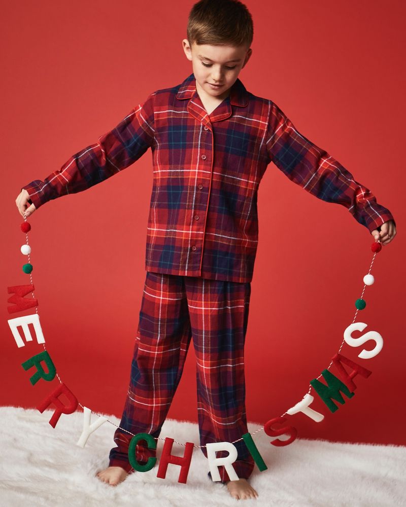 Christmas Check Revere Pyjamas 2 14 Years Dunnes Stores