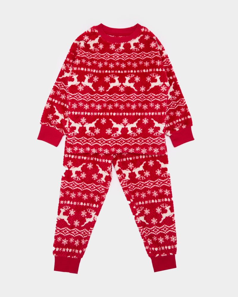 Christmas Fair Isle Fluffy Pyjamas 2 14 Years Dunnes Stores