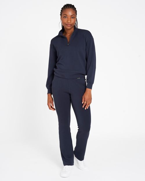 Powercut Studio UltraSoft Wide Leg Pants In Outerspace Navy