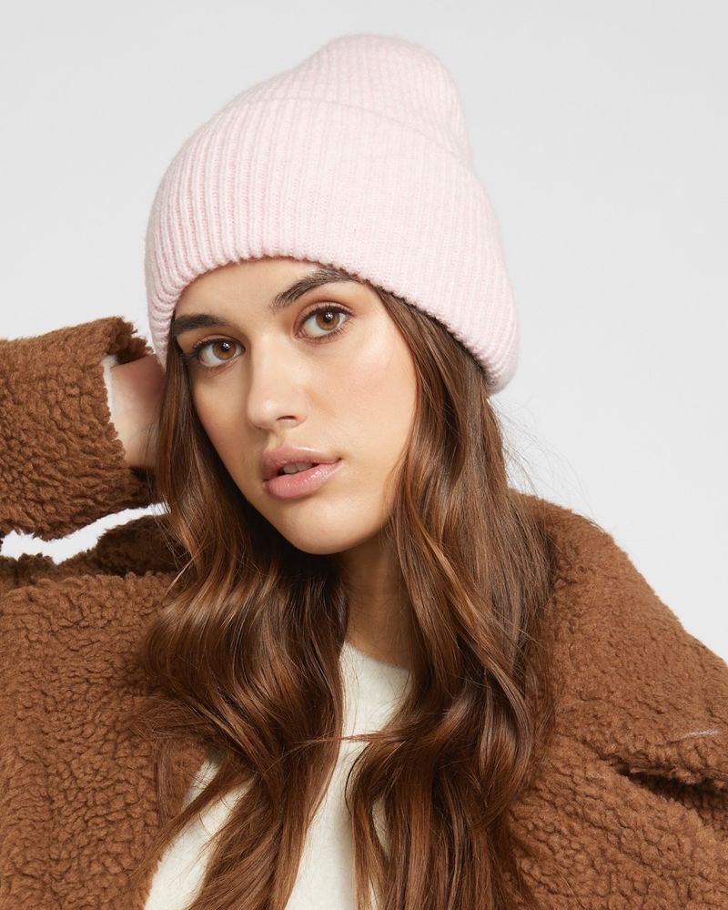 Savida Fluffy Rib Beanie Hat