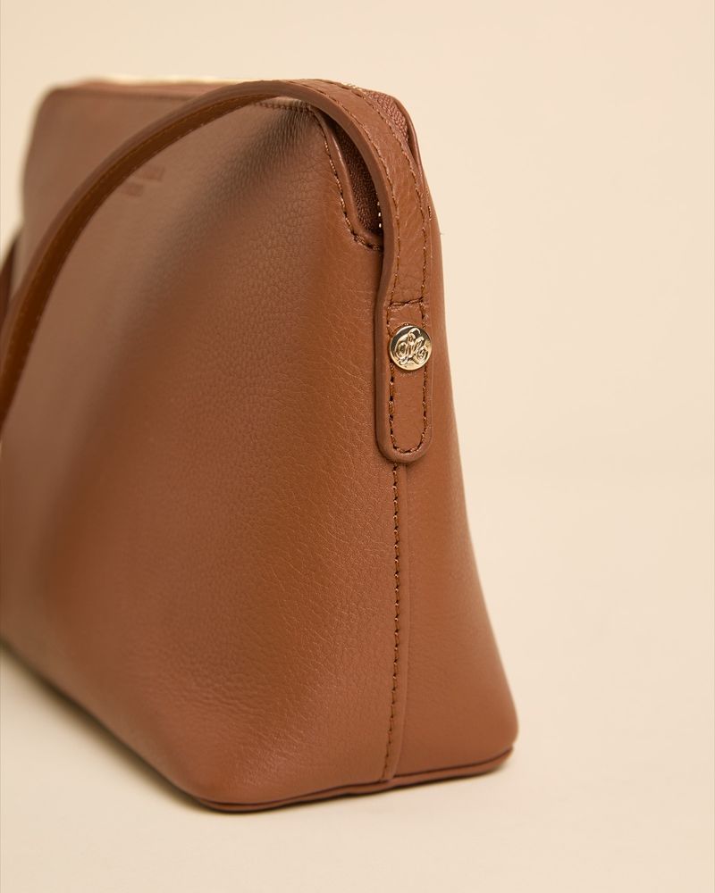 Paul Costelloe Living Studio Leather Tan Olivia Bag Dunnes Stores