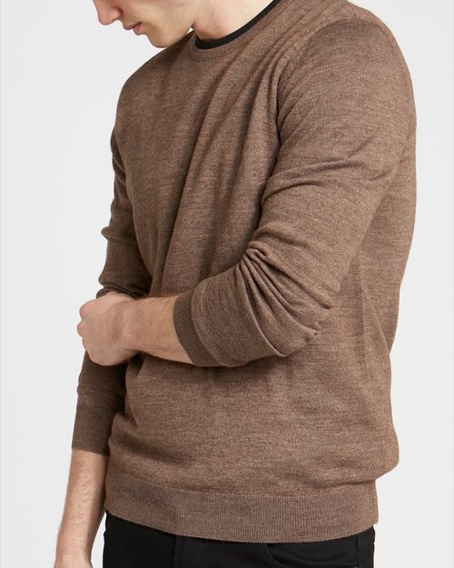 Merino Blend Crew Neck Jumper