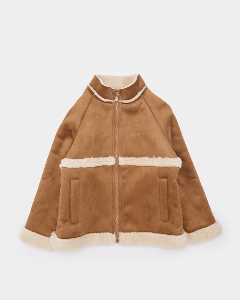 Faux Shearling Jacket 2 14 Years Dunnes Stores