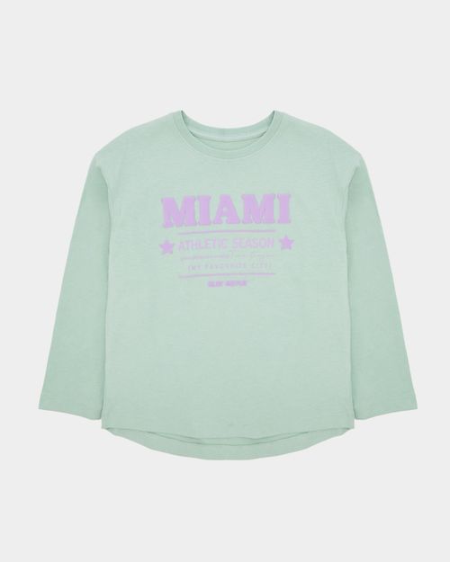 Long-Sleeved Crew Neck Top (2-10 Years)